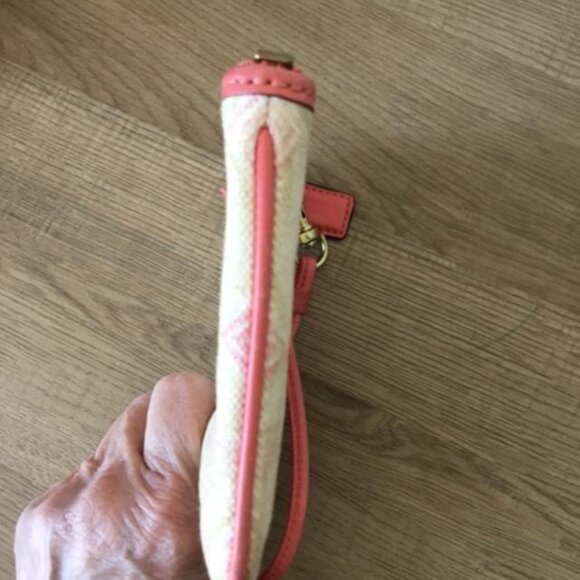 Coach Audrey Opt Art Swirl Crossbody Bucket Bag & Wristlet Canvas/Leather RARE - Picture 16 of 16